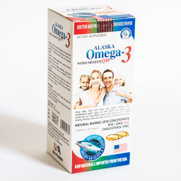 Рыбий жир Омега 3 в капсулах Alaska Omega-3+ Q10, 100 капсул
