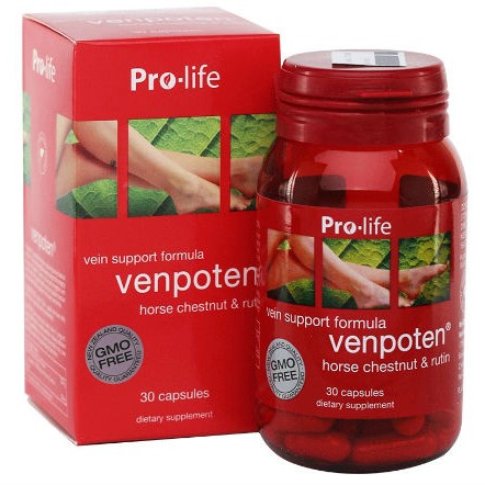  Venpoten. Препарат для предотвращения и лечения варикозных заболеваний (Венпотен), 30 капсул из Вьетнама
