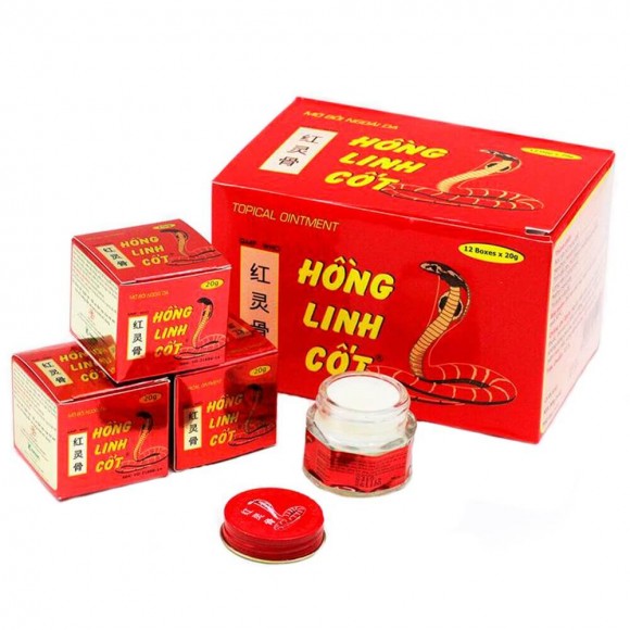 Бальзам для лечения суставов Hong Linh Cot, Красная кобра, 20 гр. из Вьетнама